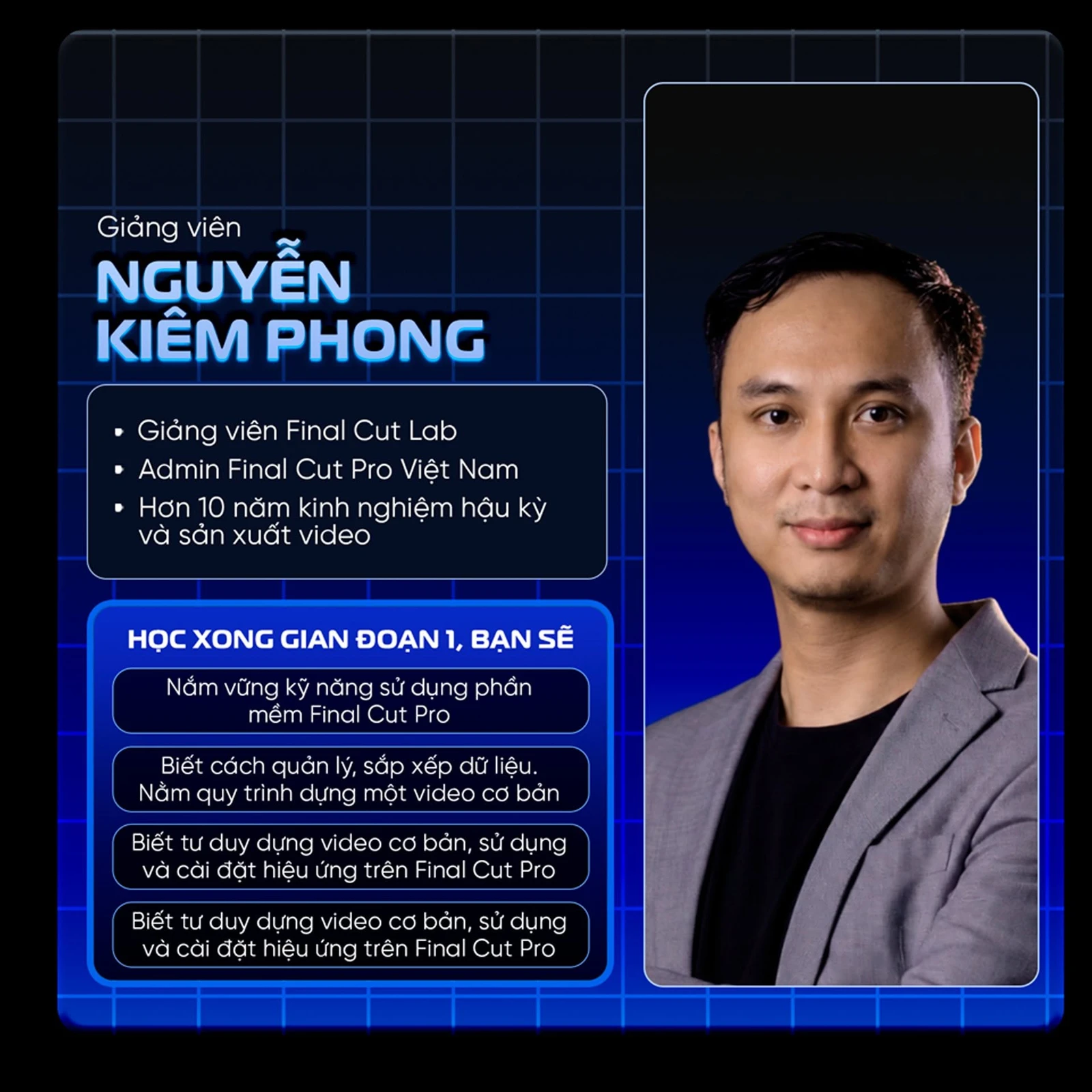 Giảng viên Nguyễn Kiêm Phong